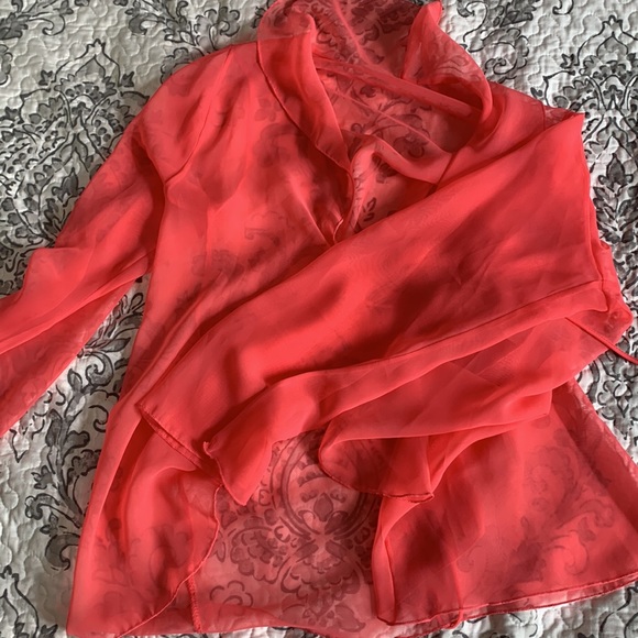 Vintage Shirley of Hollywood front- tie blouse - Picture 2 of 4